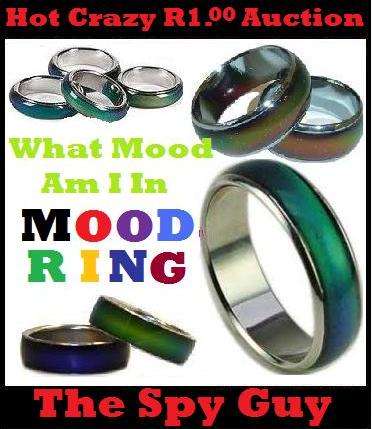 Mood Ring x1 Colours with the Mood you in! Great Fashion Accessory Assorted Rings and Sizes
