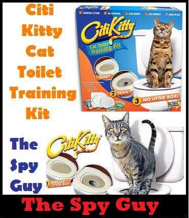 Citi Kitty Cat Toilet Training Kit CitiKitty become litter FREE Ideal for Apartment Town Training