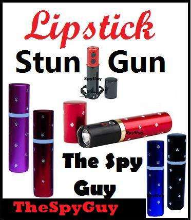 Lipstick Stun Gun 1202 Series Ideal for Ladies Handbags Taser Style 3800kv For Homes and Cars