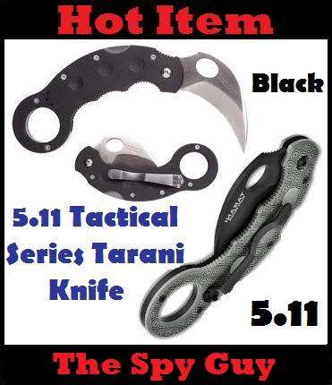 5  11 BLACK TARANI Tactical Knife Series Sling Shot Foldable Steel Blade Military Force Style Pocket