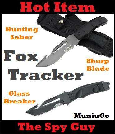 Fox Tracker Hiking Hunting Camping Knife Mania Go Fix Steel Blade Ops Master Hunter