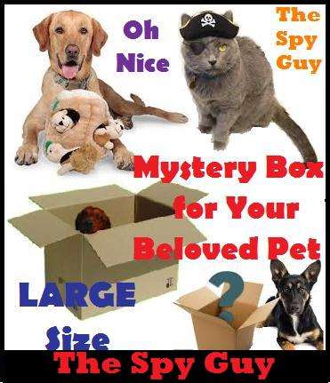 Pet LARGE Mystery Box a Lucky Packet For Your Pet A WoW Surprise Gift for Cats and Dogs