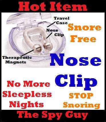 Snore Free with Nose Clip No More Sleepless Nights Comes with Carry Case Stop Snoring Now