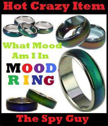 Mood Ring x1 Changes Colour with the Mood you in Great Wearable Fashion Accessory