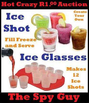 Ice Shot Classes Makes 12 Pure Ice Shots with Serving Tray Create Your Own Shooters