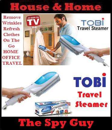 TOBi Travel Hand Steamer Perfect to Remove Wrinkles & Refresh Cloths on the Go No More Ironing Quick