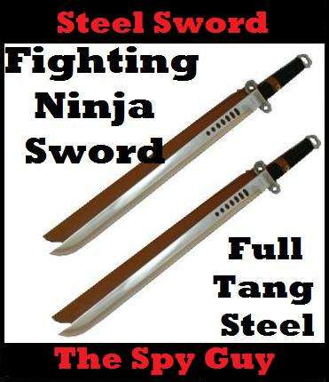 Japanese FIGHTING Sword Limited Edition Fix Blade Steel Ninja Style Sword with Shealth