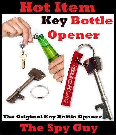 Key Ring Bottle Opener The Original London Key Bottle Opener Hardened Steel 7.5cm Long