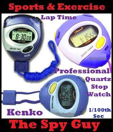 Kenko Professional Quartz Stop Watch for all Sports Requiring Lap Times with Alarm Function