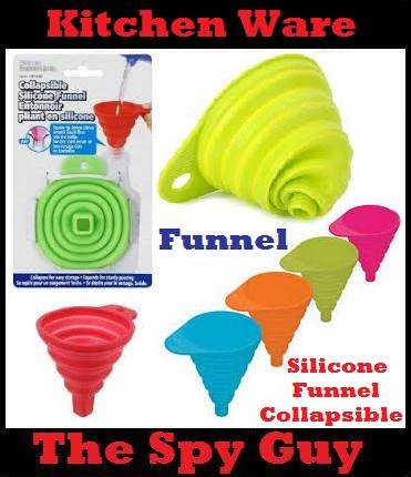 Silicone Collapsible Funnel Shaped Tip Design for Easy Air Flow Easy Storage No Space Needed