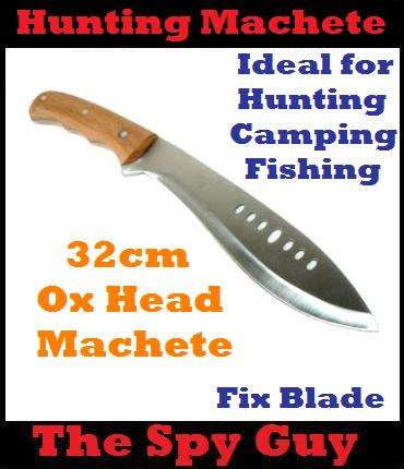 32cm OX HEAD MEDIUM Machete Fix Blade All Steel Full Tang Great for Hunting