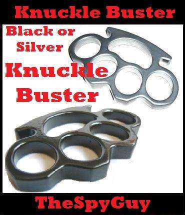 Buster Knuckle Body Buster SILVER or BLACK Weaponry Fist Fighter Protection Only