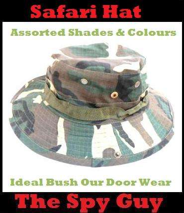 Safari Camo GREEN Hat Other Shades & Colours Available For Hunting Fishing Outdoors
