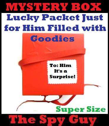 The Spy Guy MYSTERY BOX (SUPER SIZE) it¿s a Lucky Packet Surprise! for Him Packed with Goodies
