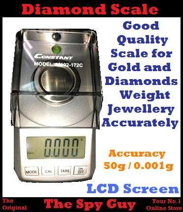 Constant Diamond Scale LCD Screen Accuracy at 50g / 0.001g For all Diamond Buyers & Sellers Dealers