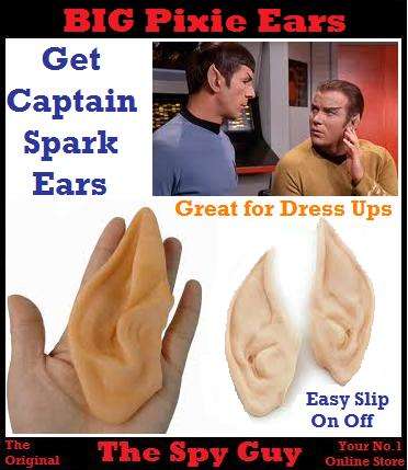 Pixie Ears Large Pointy Ears Captain Spark Ears we all Ears for You Halloween Ears