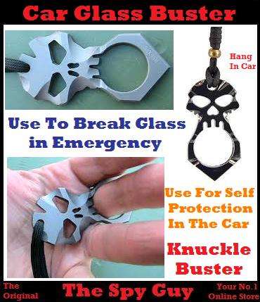 Glass or Security Knuckle Car Buster Breaks Glass Quickly or Security When Needed