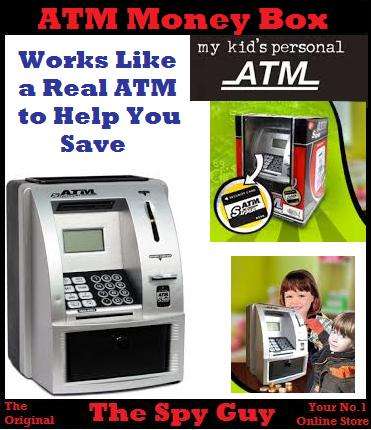 ATM Personal Money Box Savings Bank with Security Card  and Pin Super ATM Personal