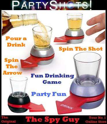 Shot Spinner Fast Moving Game Guaranteed to Get the Party Going with a Swig Add Alcohol & Spin