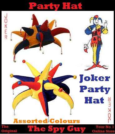 Joker Party Hat In Assorted Colours and Styles Great Party Wear