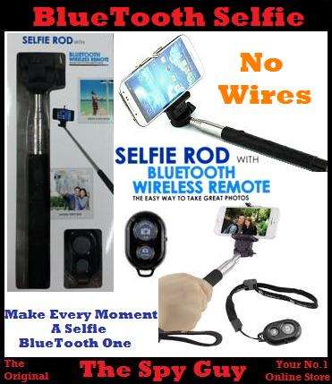 Bluetooth Selfie Rod No Wires with Remote Selfie Moments Made Great & Easy