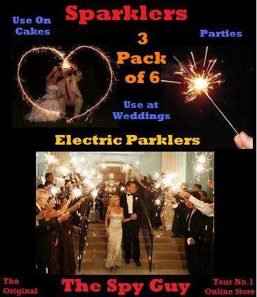 Sparklers x 18 Electric Sparklers for Birthdays Weddings Parties Anniversaries