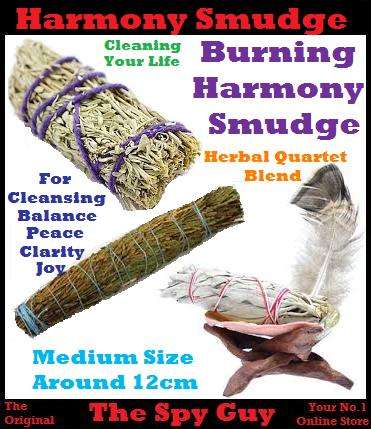 Harmony Smudge MEDIUM Stick x1 Burning Wand Traditional Smudging Herbal Quartet