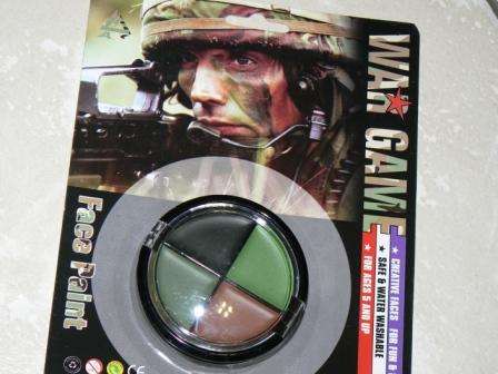 Face Paint ( WAR GAME ) Camo Colours for paint ball, Hunting and combat Sports