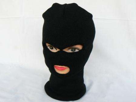 Balaclava (ORIGINAL) (BLACK)  100% Wool