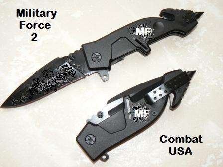 MF2 Extream USA Combat Military Force Pocket Knife with Glass breaker