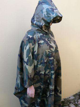 Genuine Military Camo Poncho