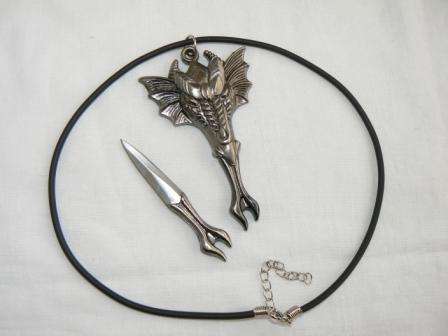 Necklace (OX HEAD) with Hidden Neck Knife