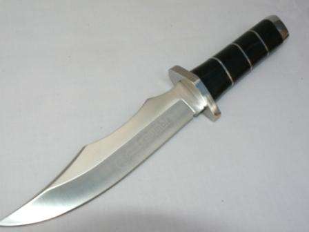 Silver BLACK RIB Columbia Knife