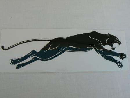 (Black Leaping Jaguar ) Deco STICKER for Car & All