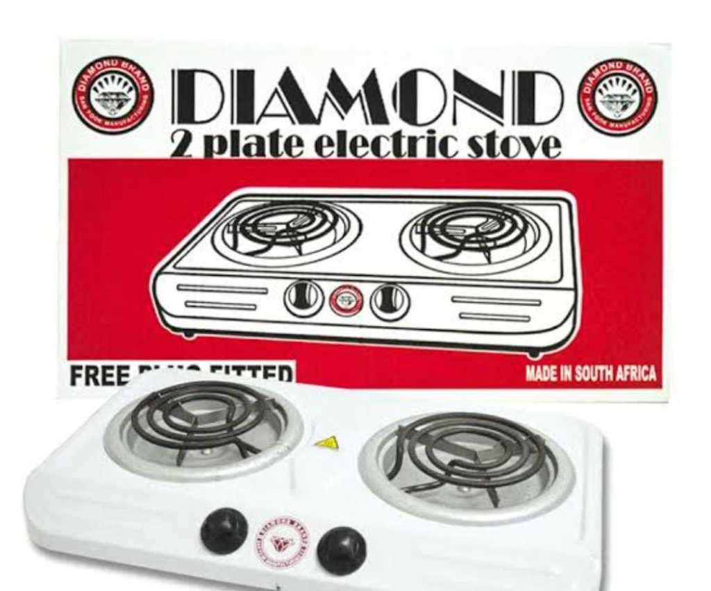Diamond 2 Plate Electric Stove