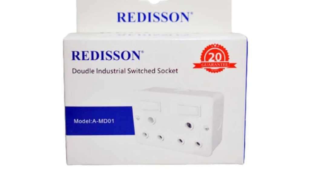 Double Industrial Switch Socket - Redisson
