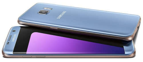 Samsung Galaxy S7 Edge, Blue Coral (Local Stock)