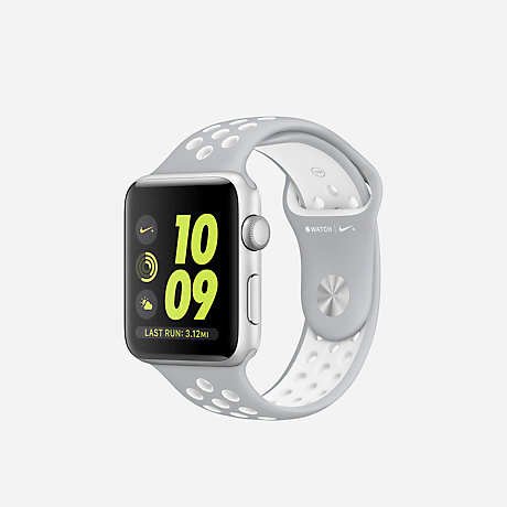 Apple Watch - Series 2 | 38mm Silver Aluminium Case with Nike Sports Band | Nike+ Edition