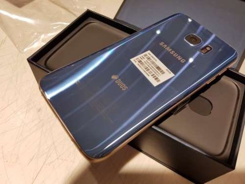 Samsung Galaxy S7 Edge, Coral Blue (Local Stock-Warranty) + GIFT