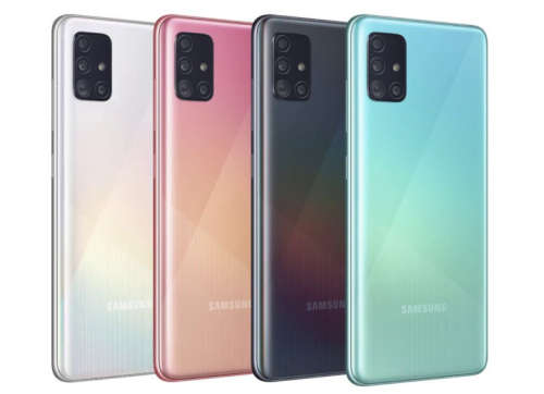 Samsung Galaxy A51 - DUAL SIM - 128GB / 6GB RAM - Prism Crush Pink
