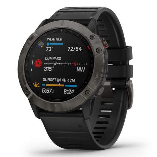 Garmin Fenix 6X Pro & Sapphire Edition - Carbon Gray DLC/Black | Ultimate GPS Watch (New)