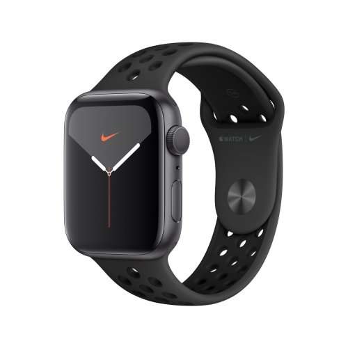 44mm Apple Watch Series 5 GPS - Space Grey Aluminium Case / Anthracite Nike Sport Band (New)