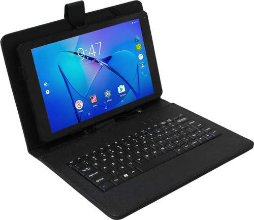 Connex CTAB 10.1" Wifi and 3G Tablet - Dual SIM - Silver (1044hn) + Keyboard Cover + Headphones
