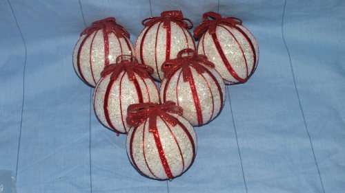 Christmas Tree Decorations - Set of 6