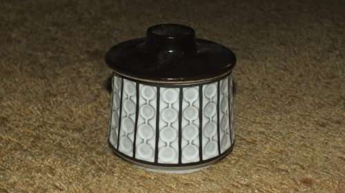 Ceramano - Vintage Ceramano Omega White Sugar Pot With Lid - West Germany