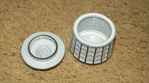 Ceramano - Vintage Ceramano Omega White Sugar Pot With Lid - West Germany