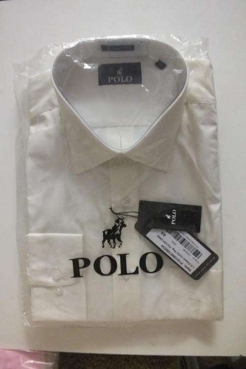 Polo Long sleeve Lounge Shirt Cream size 44