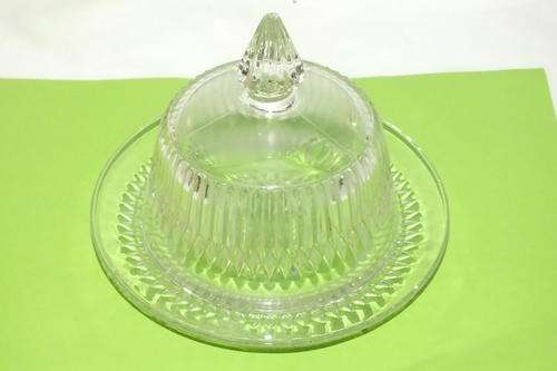 Glass preserves or butter dish