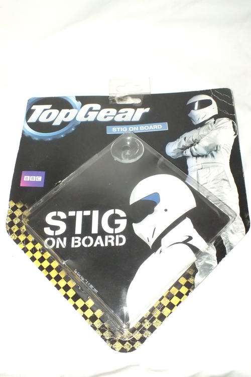 Baby On Board Sign - STIG On board - Top Gear