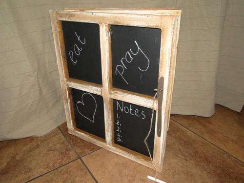 Handmade - cabinet with blackboard for notes